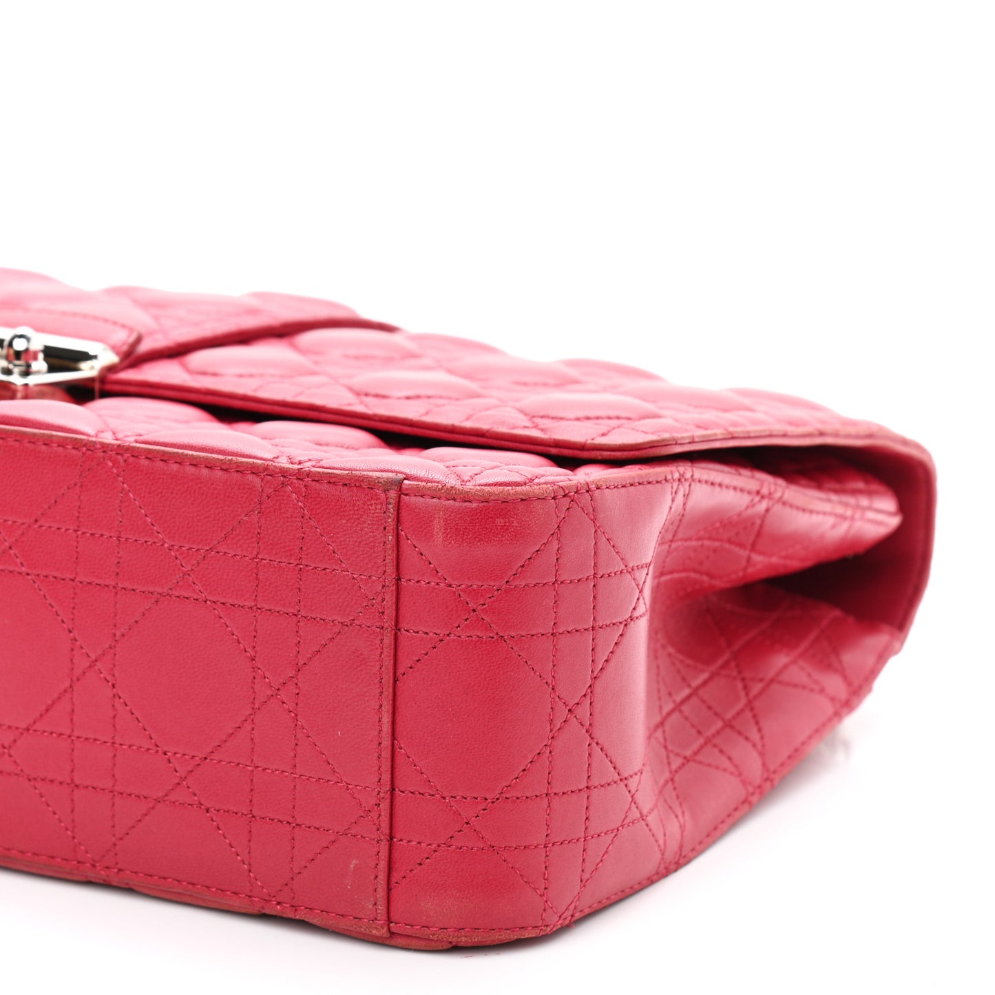 Lambskin Cannage Large Miss Dior Flap Pink