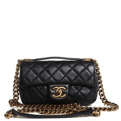 Chanel Calfskin Quilted Urban Day Flap Black 1 of 9