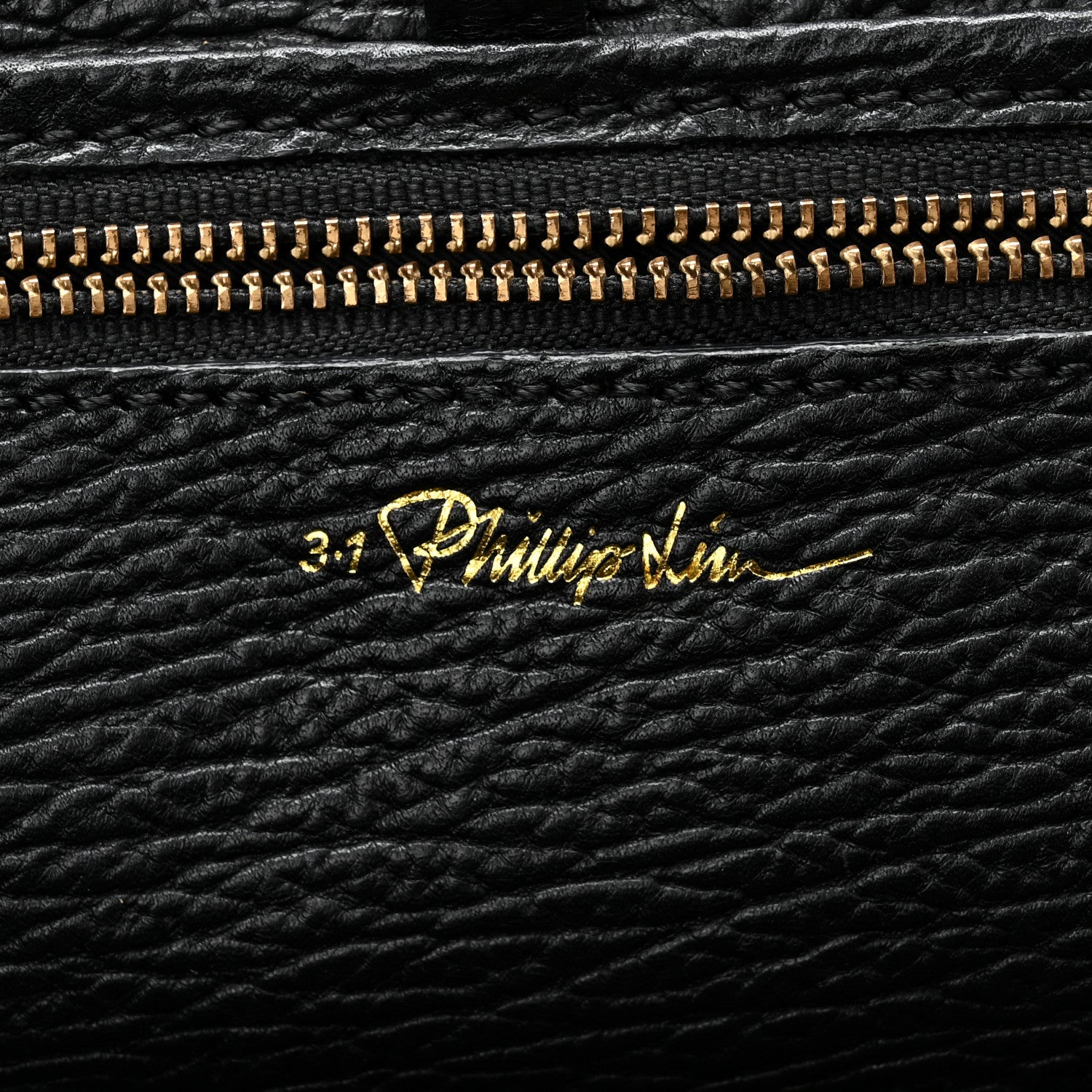3.1 Phillip Lim Textured Calfskin Large Pashli Satchel Black 6 of 12