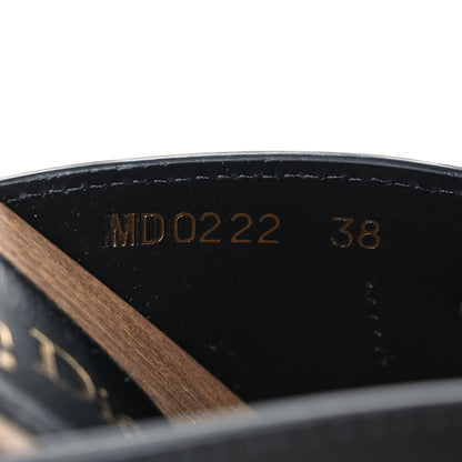 Christian Dior Calfskin Diorquake Buckled Lug Sole 15mm Clogs 36 Black 8 of 8