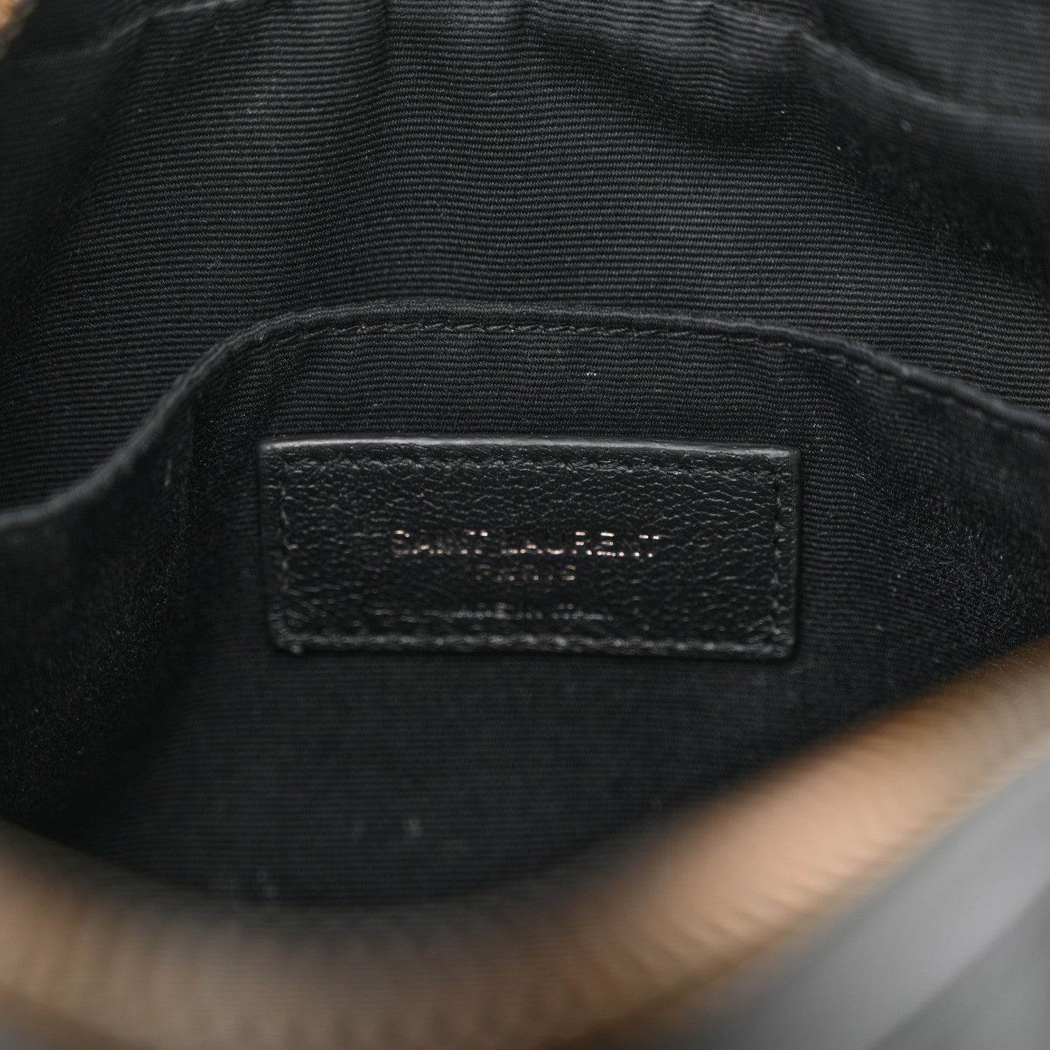 Saint Laurent Calfskin Matelasse Monogram Monochrome Lou Camera Bag Black 6 of 14