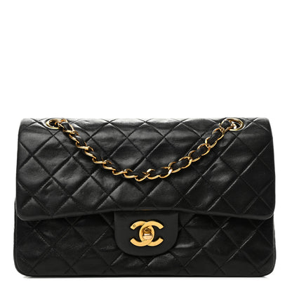 Chanel Lambskin Quilted Small Double Flap Black 1 of 5