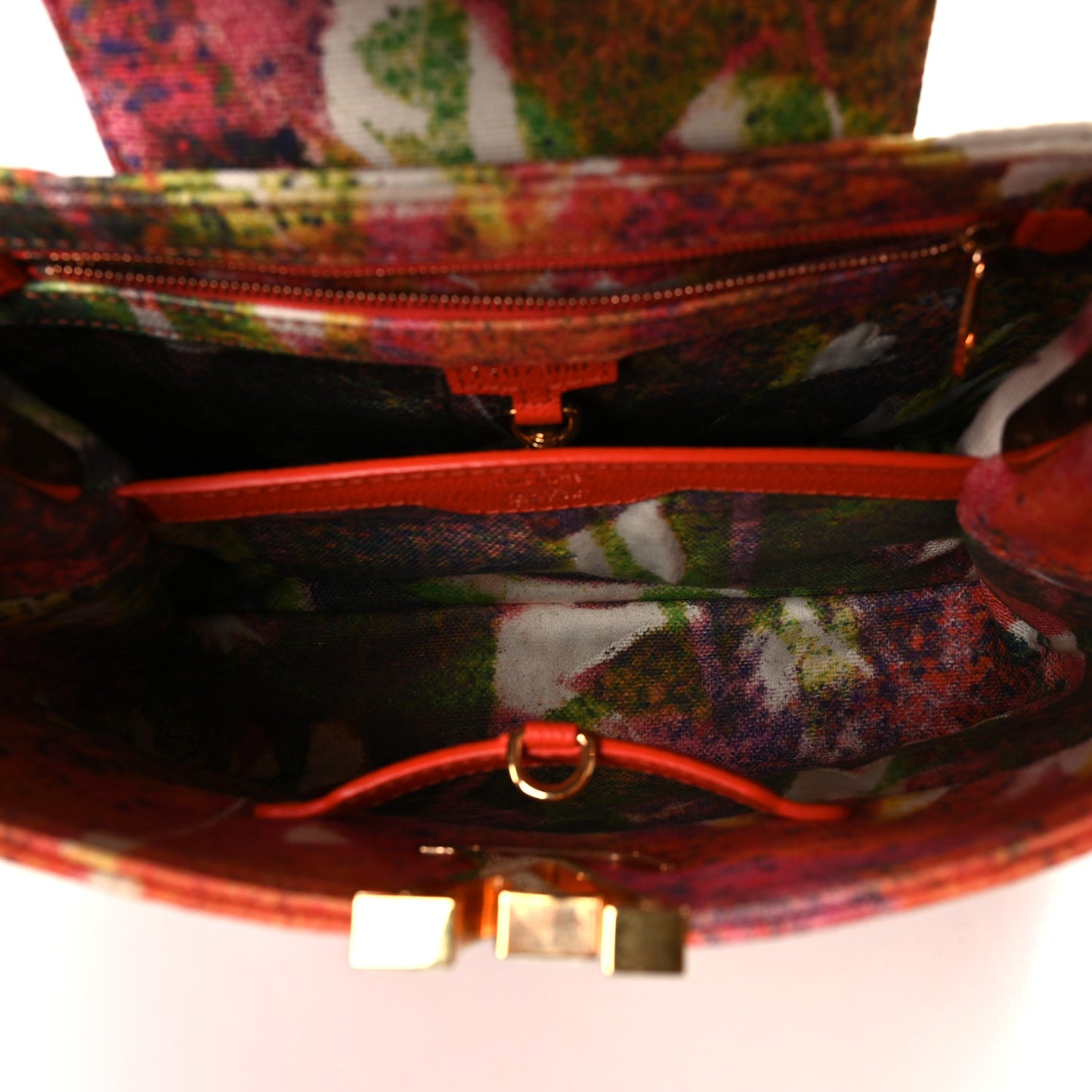 X SAM FELLS Canvas Embroidered ArtyCapucines PM Multicolor
