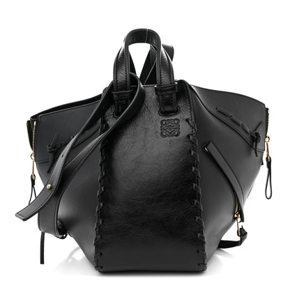 Loewe Calfskin Small Whipstitch Hammock Shoulder Bag Black 1 of 11