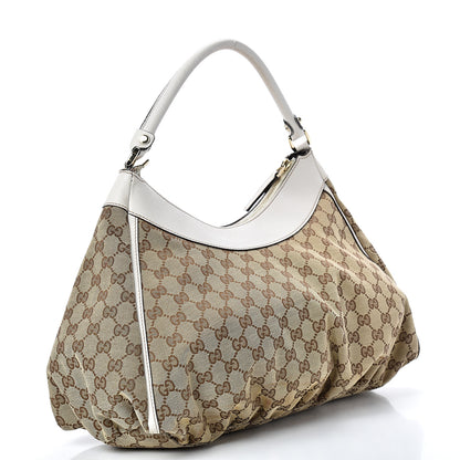 Gucci Monogram Large D Gold Hobo Off White 2 of 14