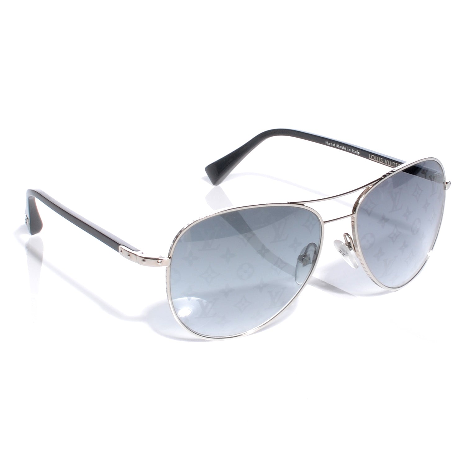 Louis Vuitton Monogram Conspiration Pilote Sunglasses Z0165U Argent 3 of 5