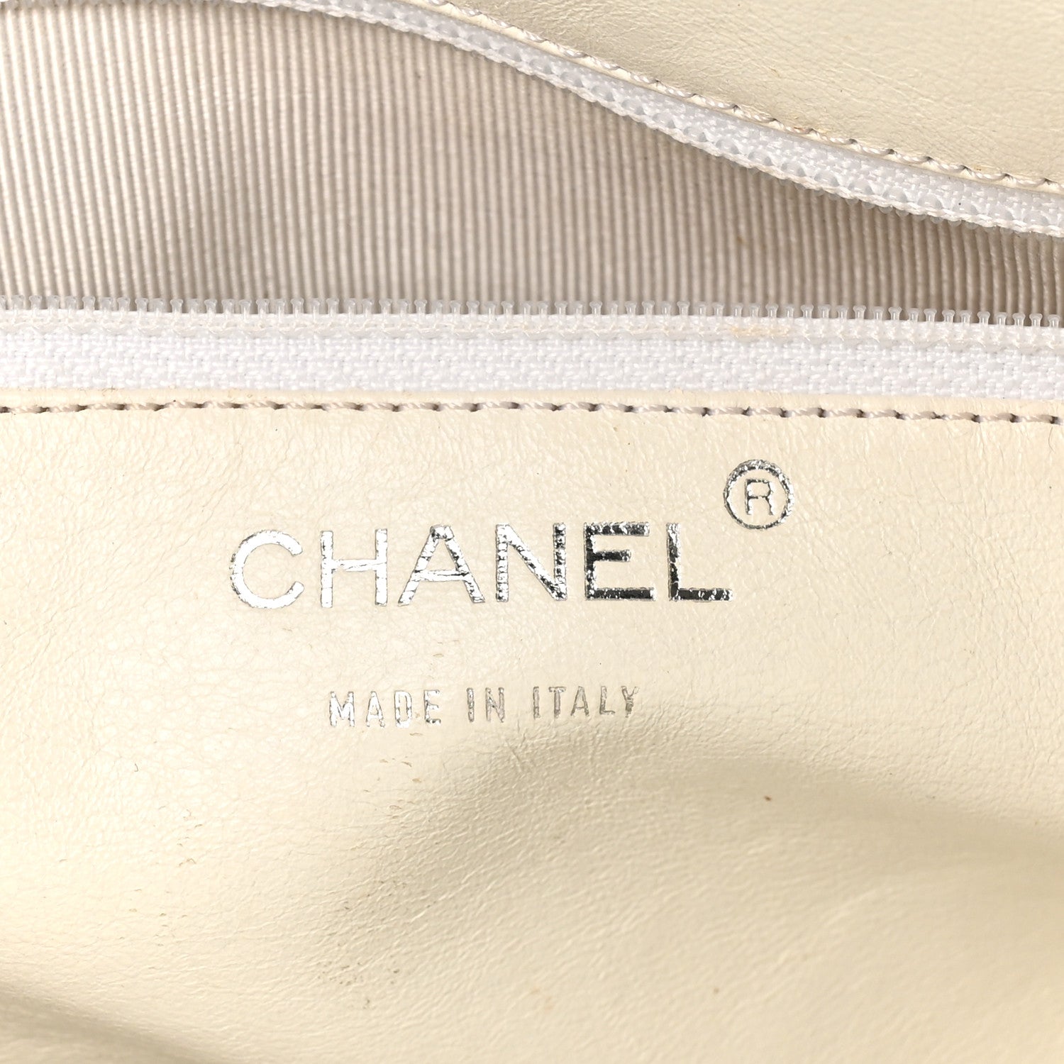 Chanel Lambskin Stitched Chocolate Bar Shoulder Bag White 6 of 10