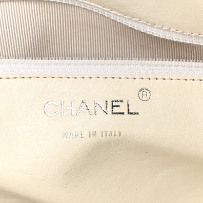 Chanel Lambskin Stitched Chocolate Bar Shoulder Bag White 6 of 10