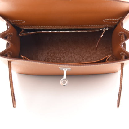 Hermes Epsom Kelly Sellier 25 Gold 4 of 10