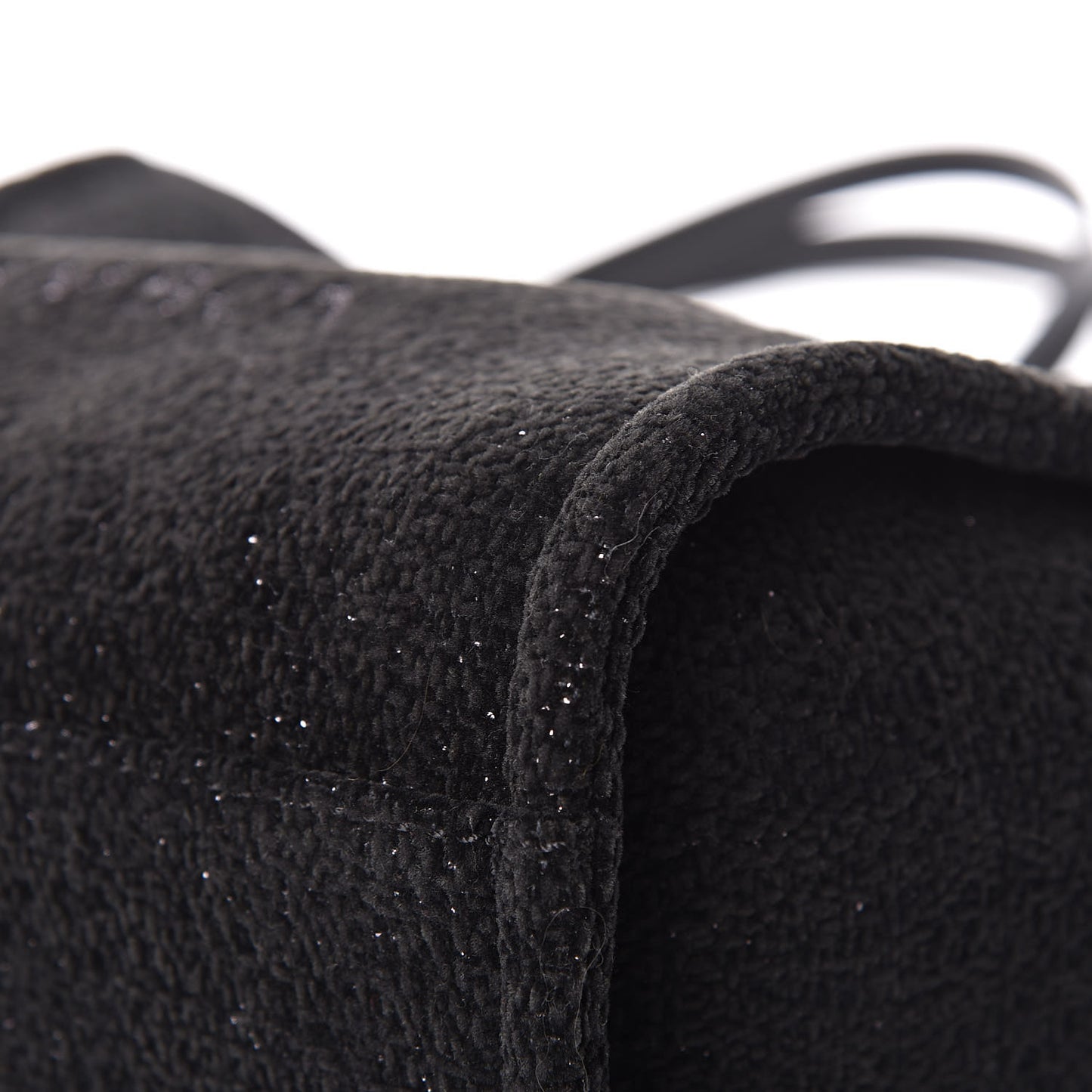 Lurex Boucle Small Deauville Tote Black