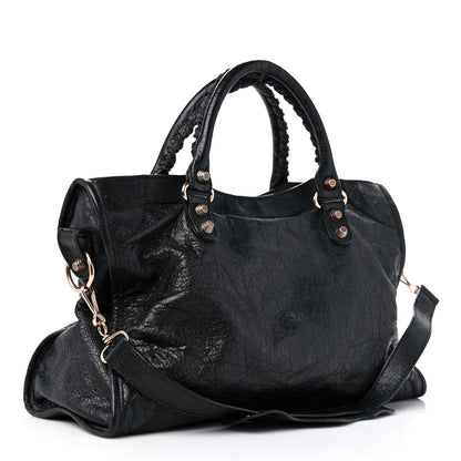 Balenciaga Agneau Giant 12 Rose Gold Hardware City Black 2 of 18