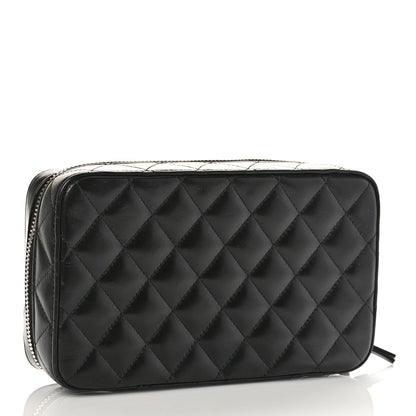 Chanel Lambskin Quilted Jewelry Case Black 3 of 8