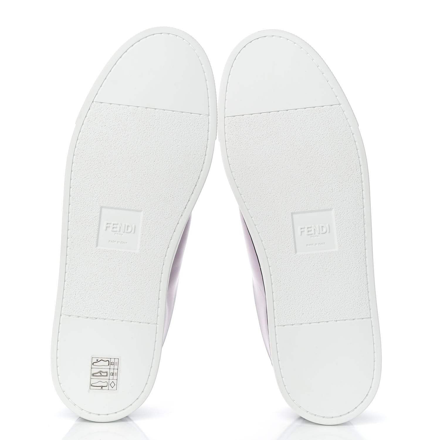 Fendi X JOSHUA VIDES Nappa Rockoclick Slip On Sneakers 38.5 Pink Xiloph White Black 5 of 9