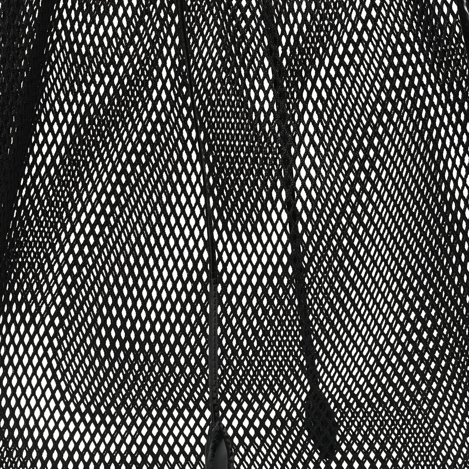Alaia Fishnet Patent Calfskin XL One Piece Bag Black 9 of 11