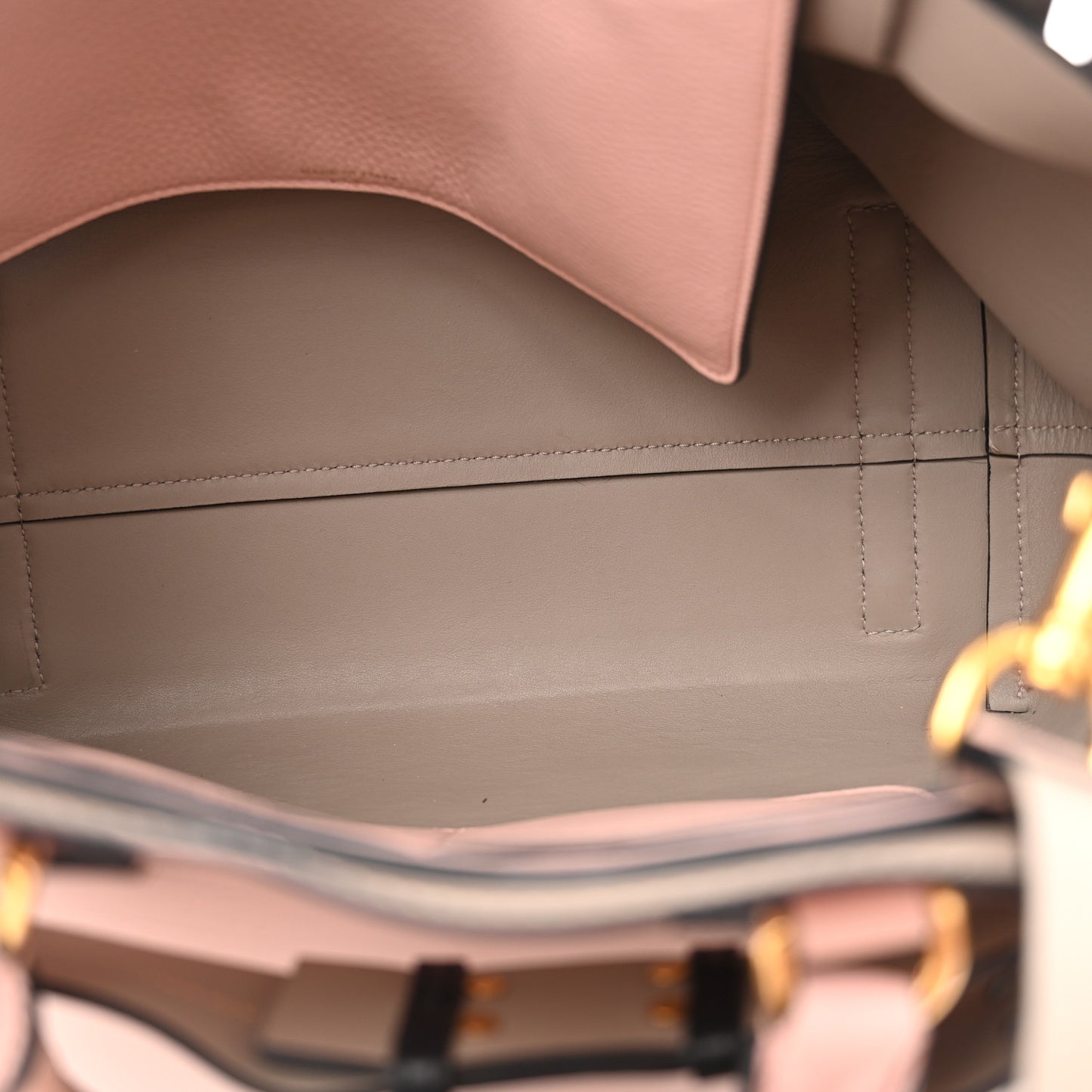 Marais Calfskin Medium Belt Bag Pale Ash Rose