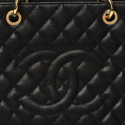 Chanel Caviar Quilted Grand Shopping Tote GST Black 9 of 12