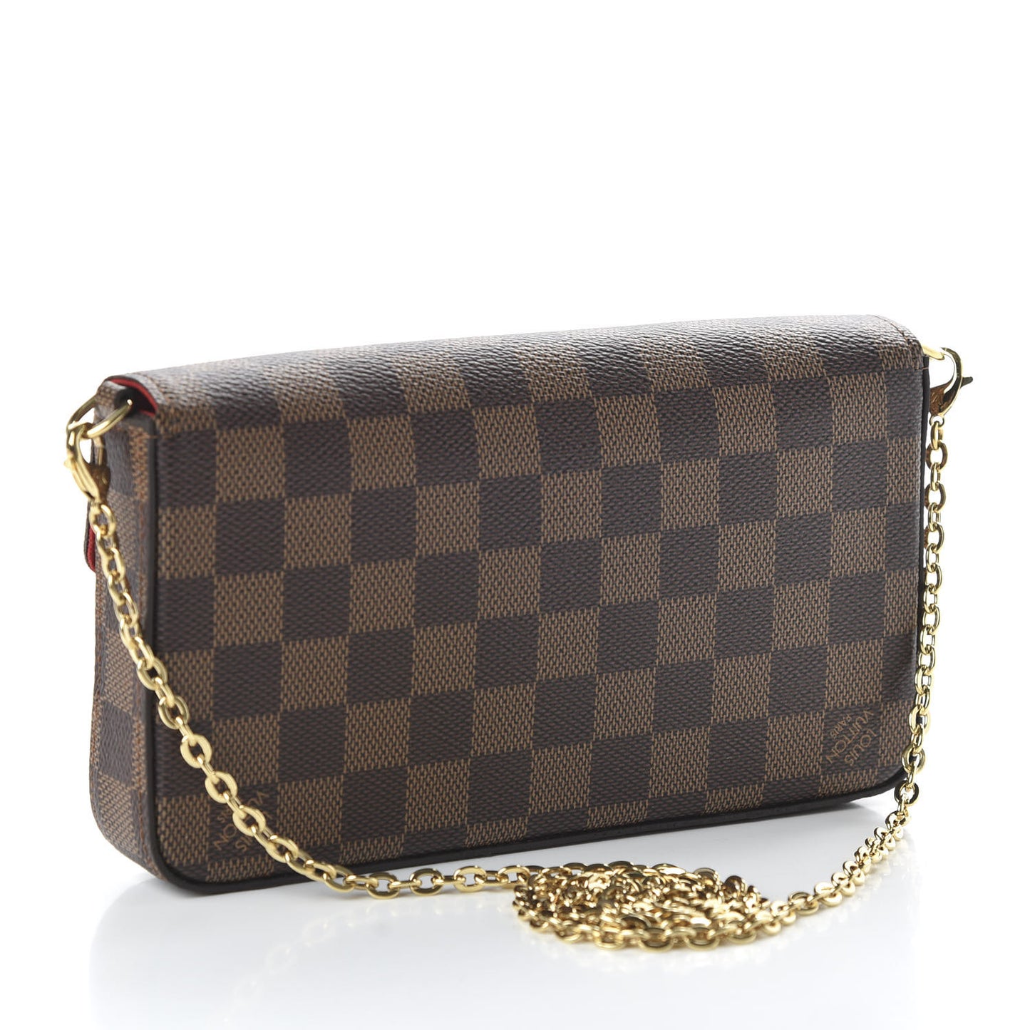Damier Ebene Pochette Felicie Chain Wallet
