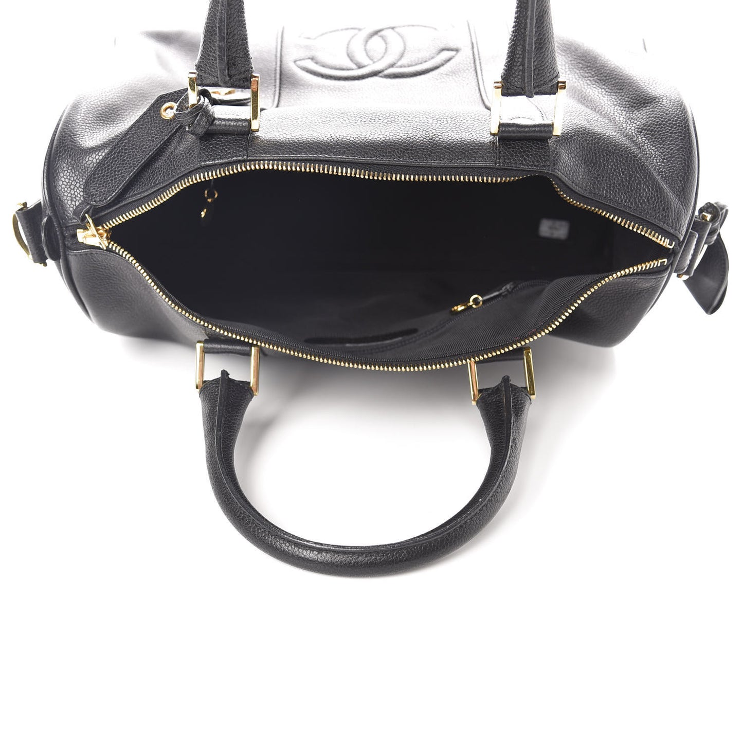 Caviar Timeless CC Duffel Bag Black