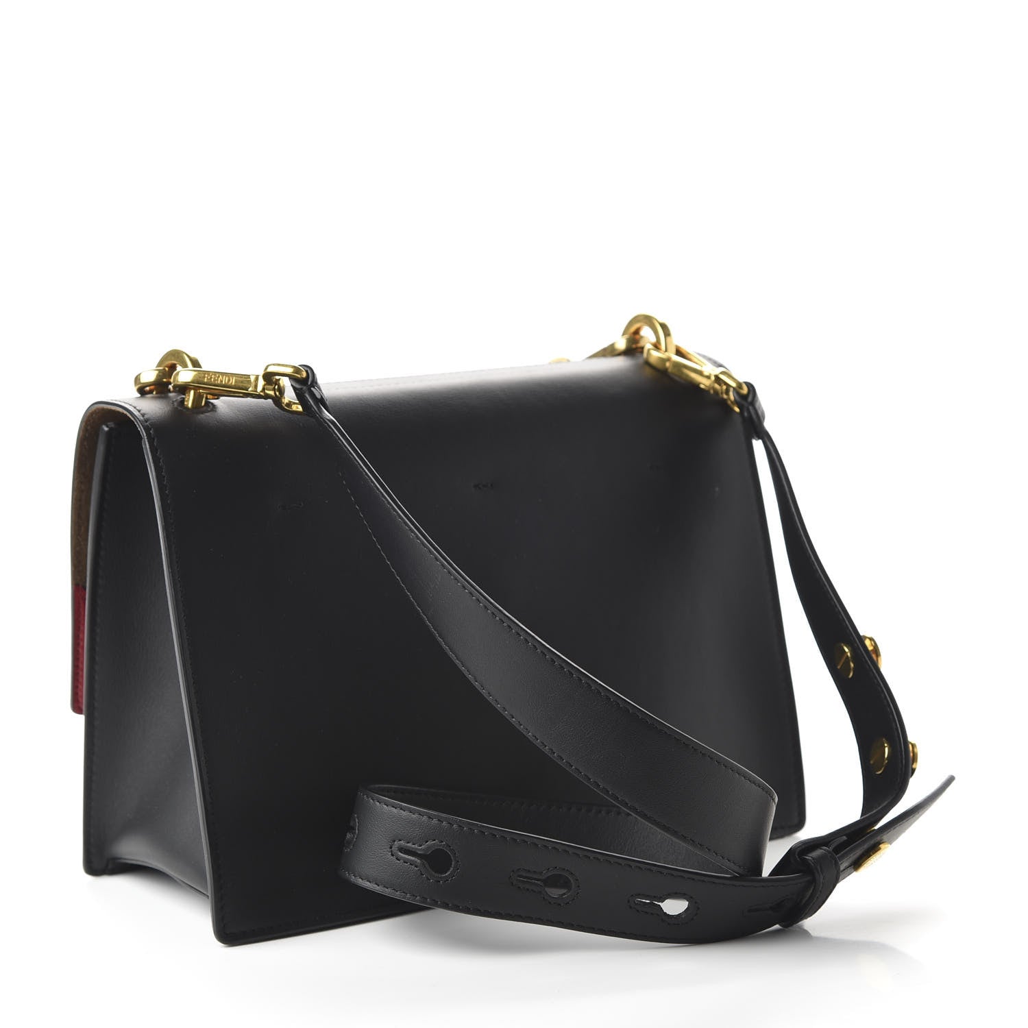 Fendi Vitello Grace Matte F is Fendi Kan U Shoulder Bag Black 3 of 9