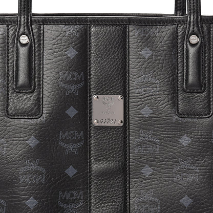 MCM Visetos Medium Liz Reversible Shopper Tote Black 8 of 17