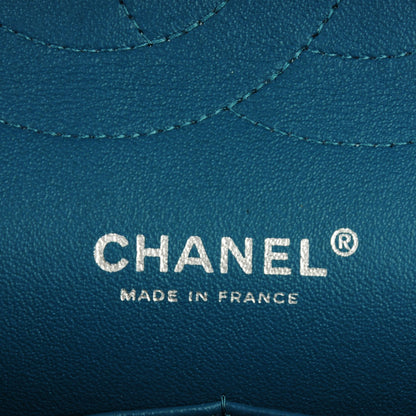 Chanel Lambskin Quilted Jumbo Double Flap Turquoise 6 of 7