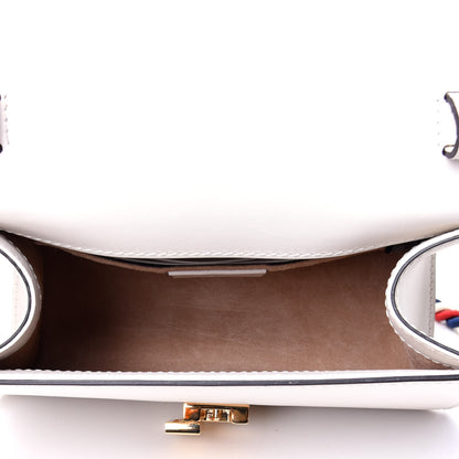 Gucci Calfskin Mini Sylvie Top Handle Bag White 4 of 4