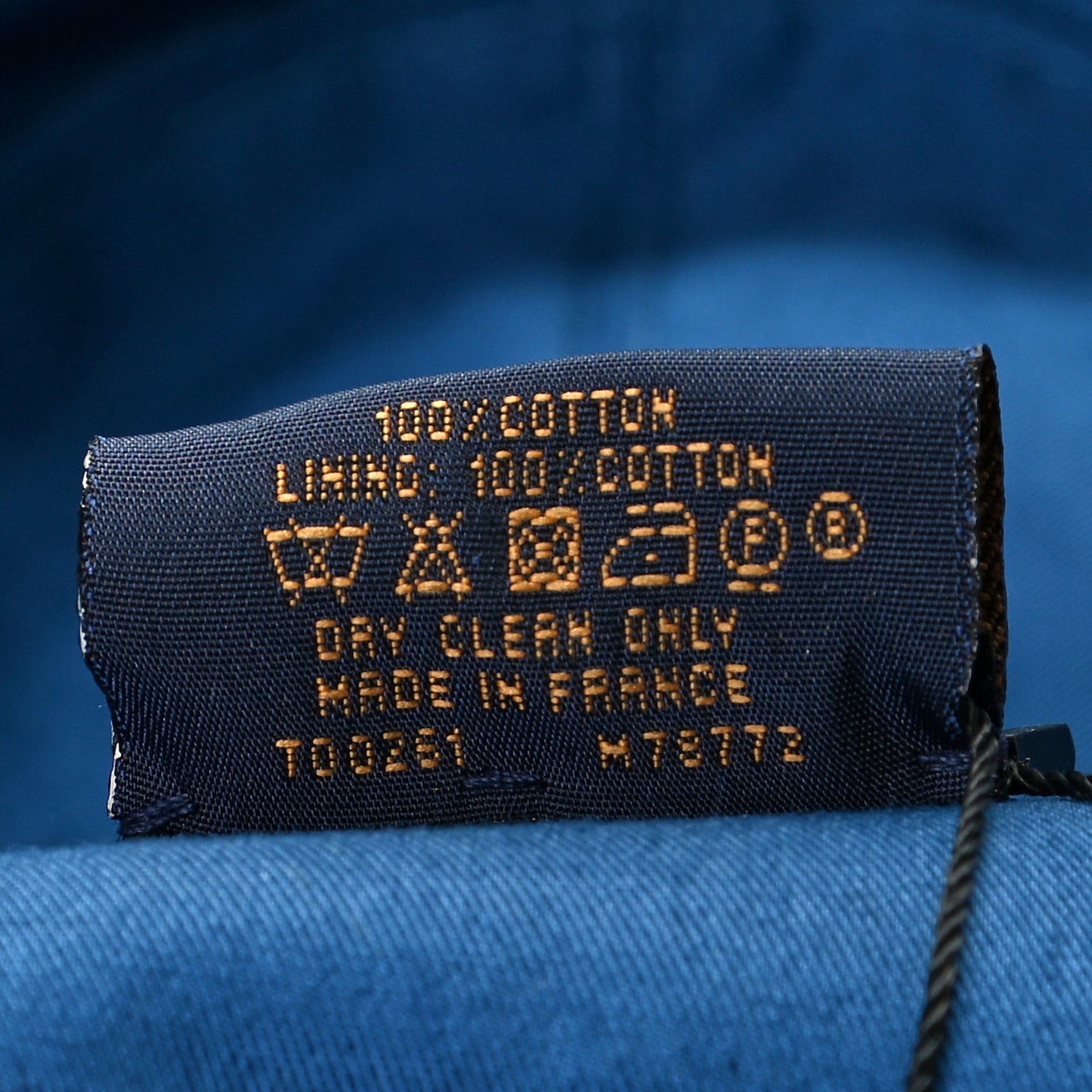 Monogram Denim Transformable Bob Bucket Hat 58 Blue
