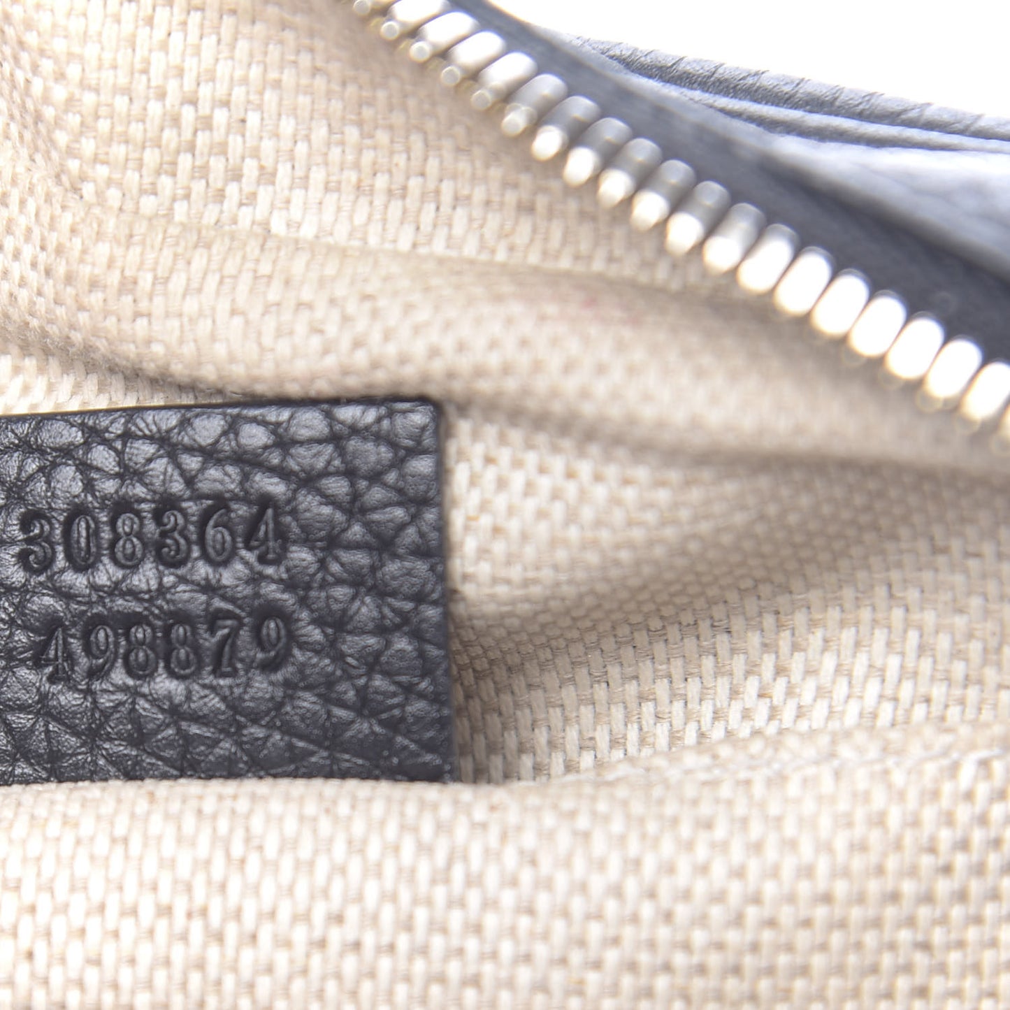 Pebbled Calfskin Small Soho Disco Bag Black
