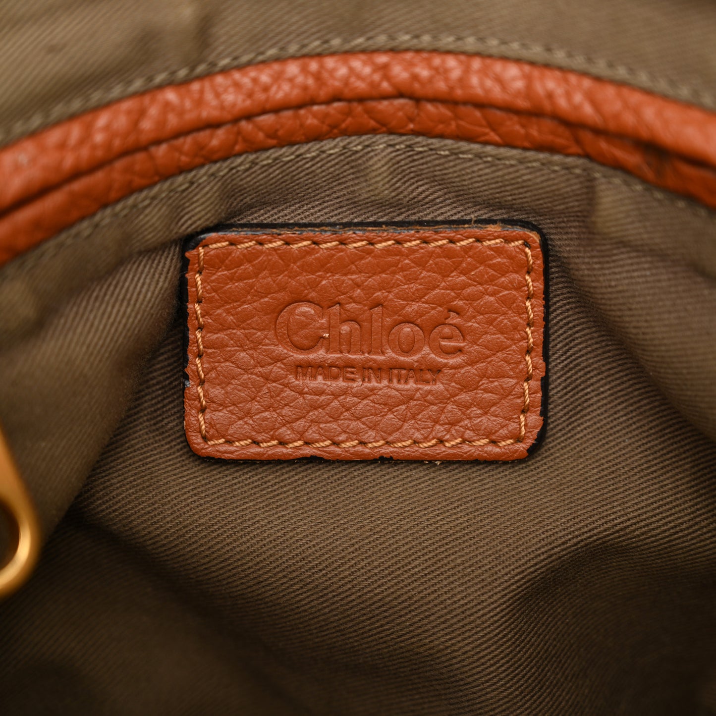 Calfskin Medium Marcie Satchel Tan