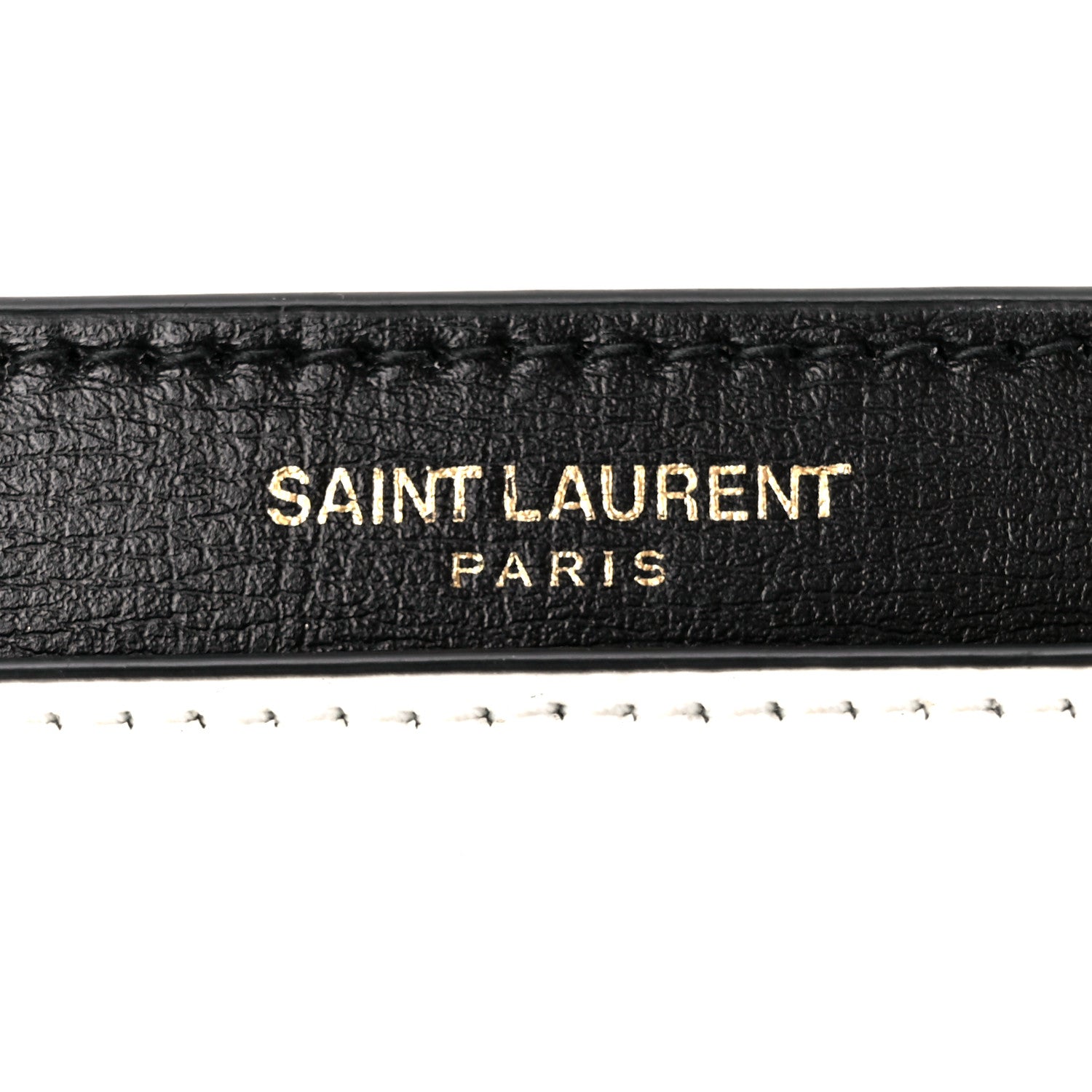 Saint Laurent Calfskin Bi-Color Medium Monogram Sunset Black Pearl White 8 of 11