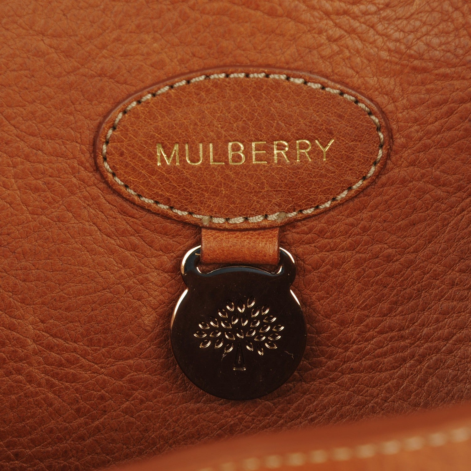 Mulberry Natural Leather Small Bayswater Oak 6 of 8