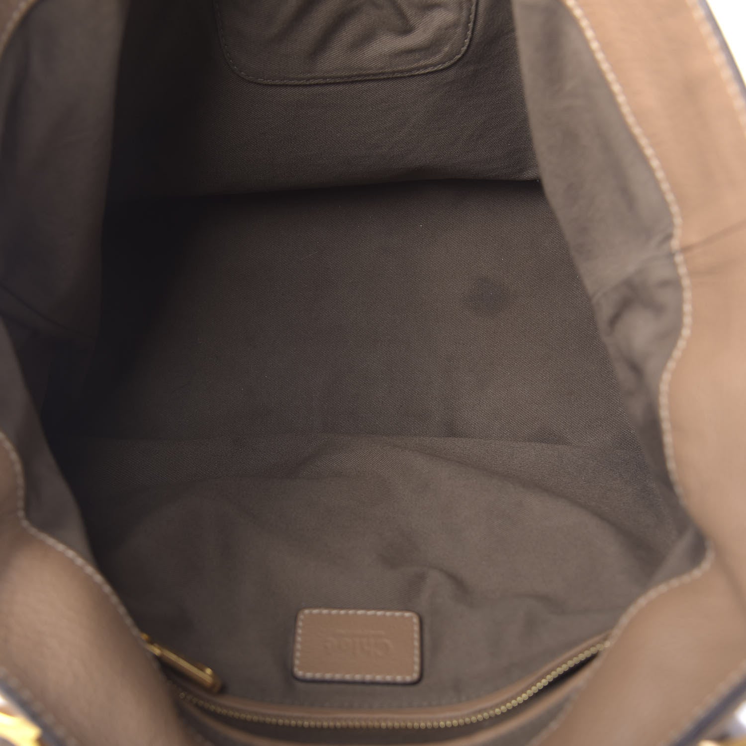 Chloe Calfskin Large New Marcie Tote Nut 5 of 11