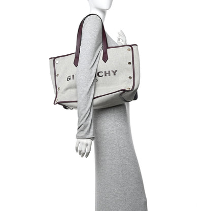 Givenchy Canvas Medium Bond Shopper Tote Aubergine 2 of 12