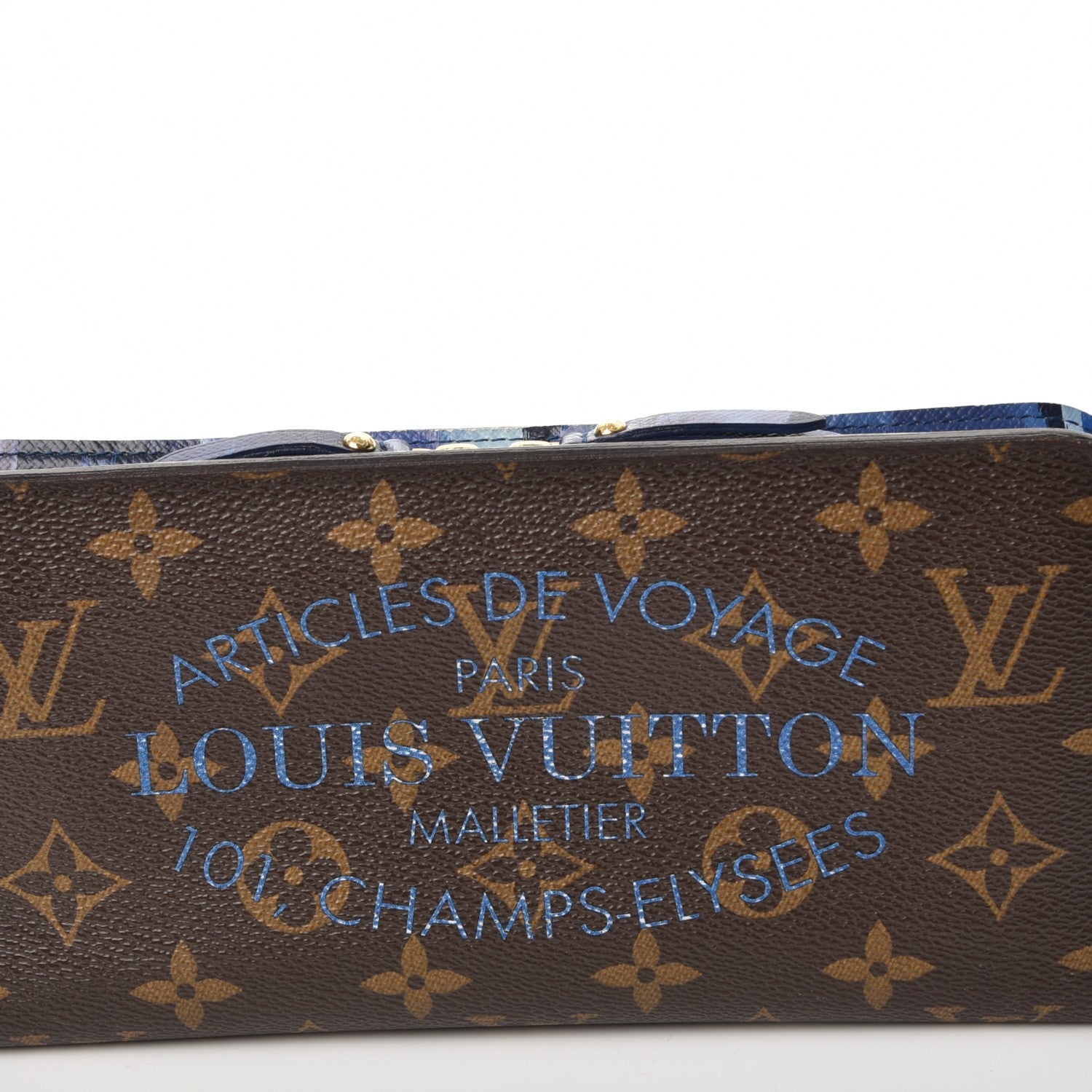 Louis Vuitton Monogram Articles de Voyage Ikat Insolite Wallet Grand Blue 8 of 10
