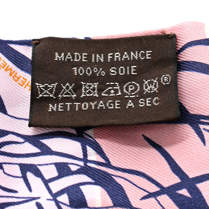 Hermes Silk Jungle Love Rainbow Twilly Orange Encre Vieux Rose 3 of 4