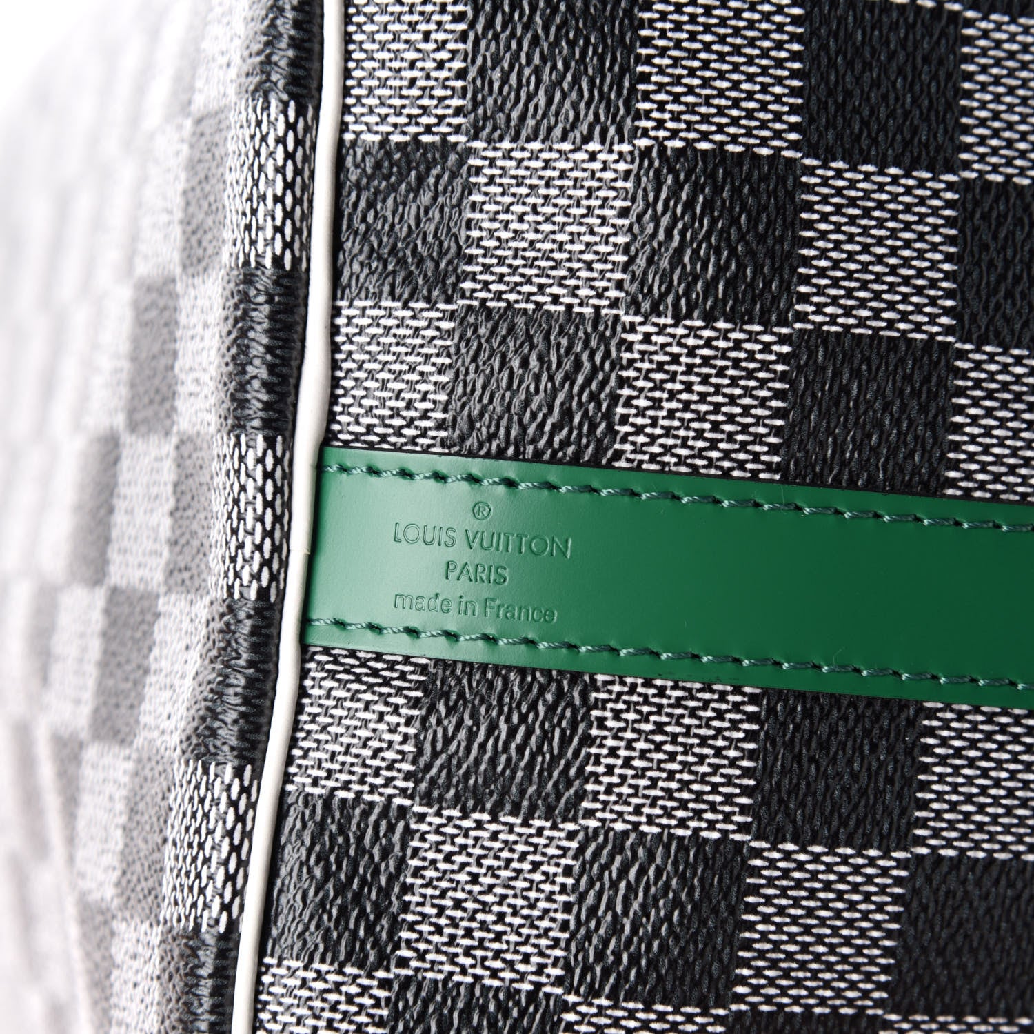 Louis Vuitton Damier Speedy Bandouliere 30 Black White 12 of 14