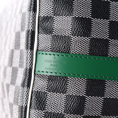 Louis Vuitton Damier Speedy Bandouliere 30 Black White 12 of 14
