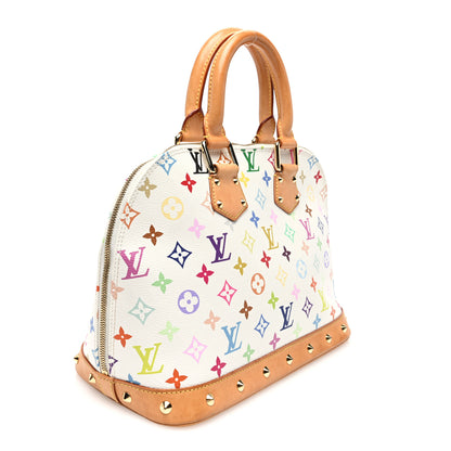 Louis Vuitton Monogram Multicolor Alma White 3 of 10