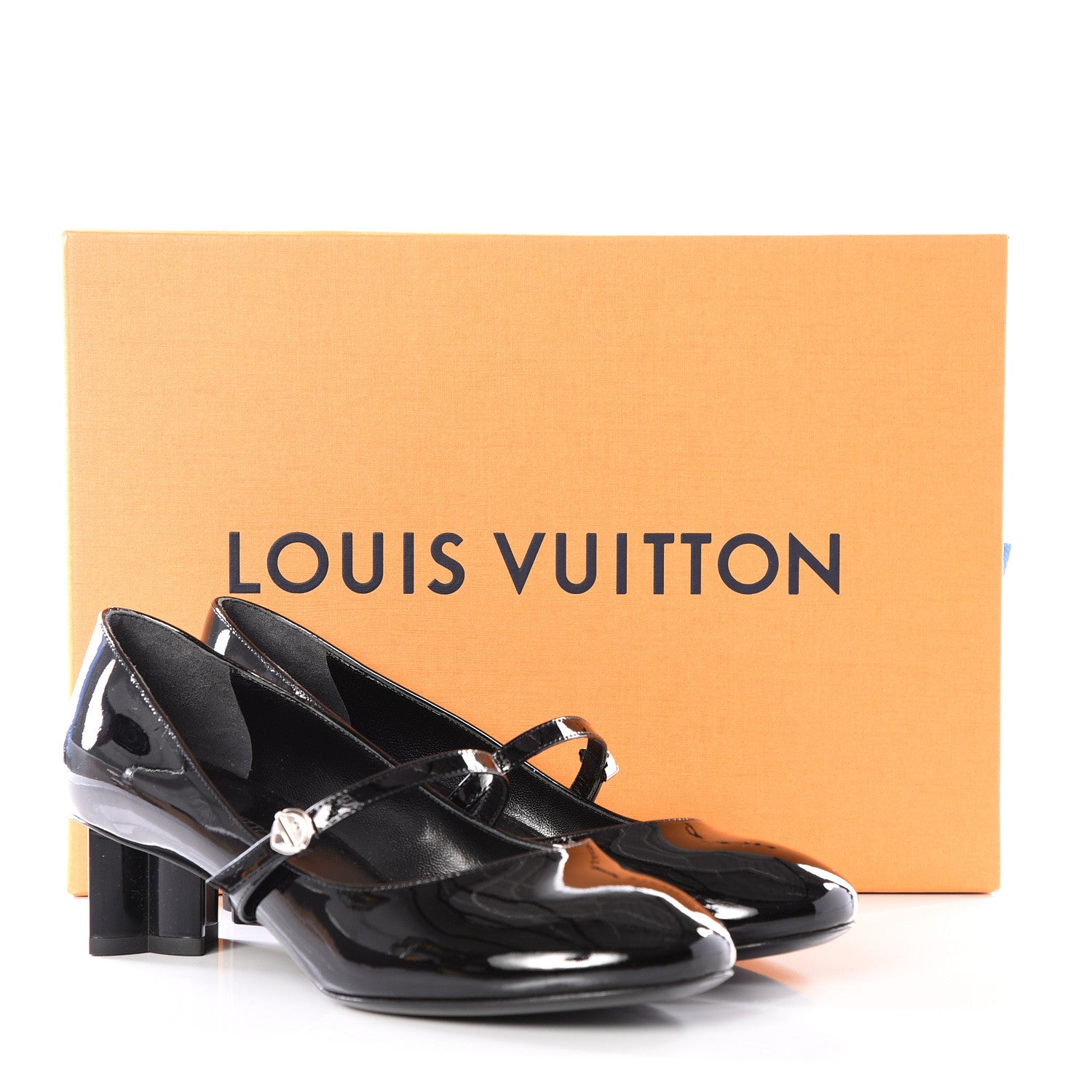 Louis Vuitton Patent Uniformes Silhouette Pumps 37.5 Black 11 of 11
