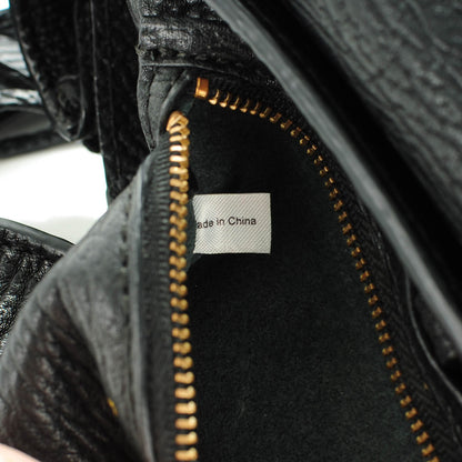3.1 Phillip Lim 3.1 Textured Calfskin Mini Pashli Satchel Black 7 of 7