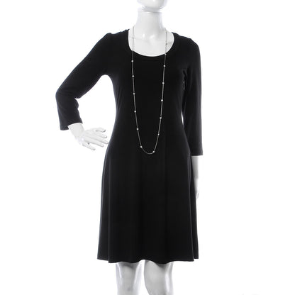 Chanel Pearl Beaded CC Long Necklace Silver 2 of 4