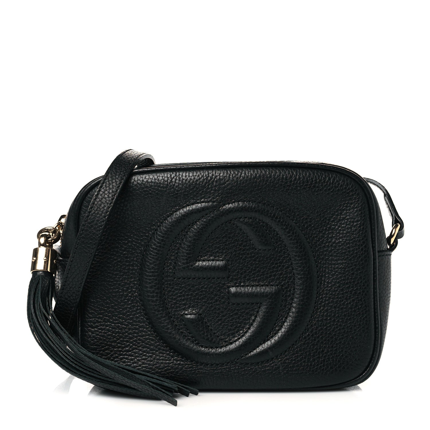 Gucci Pebbled Calfskin Small Soho Disco Bag Black 1 of 12