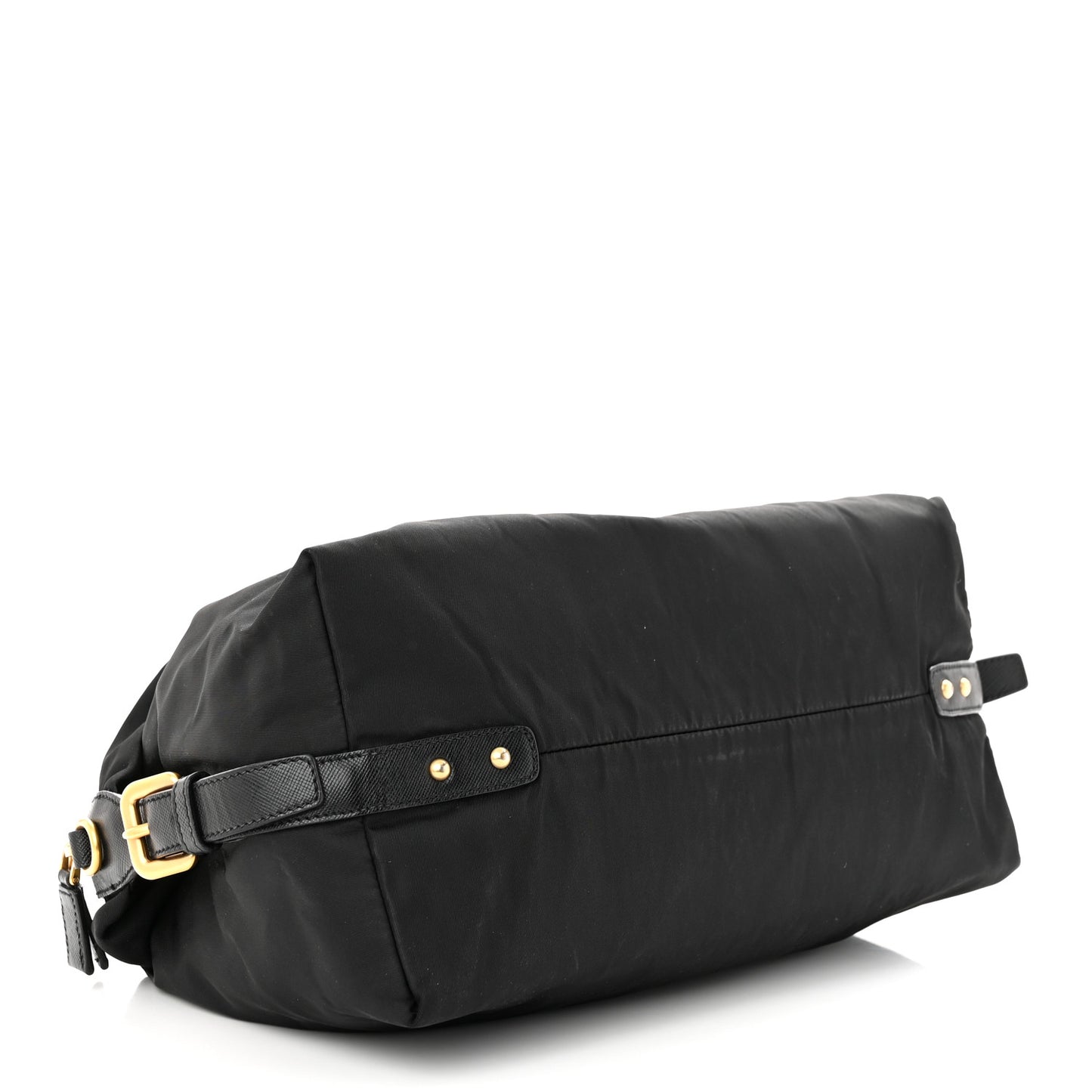 Nylon Animalier Boston Bag Black