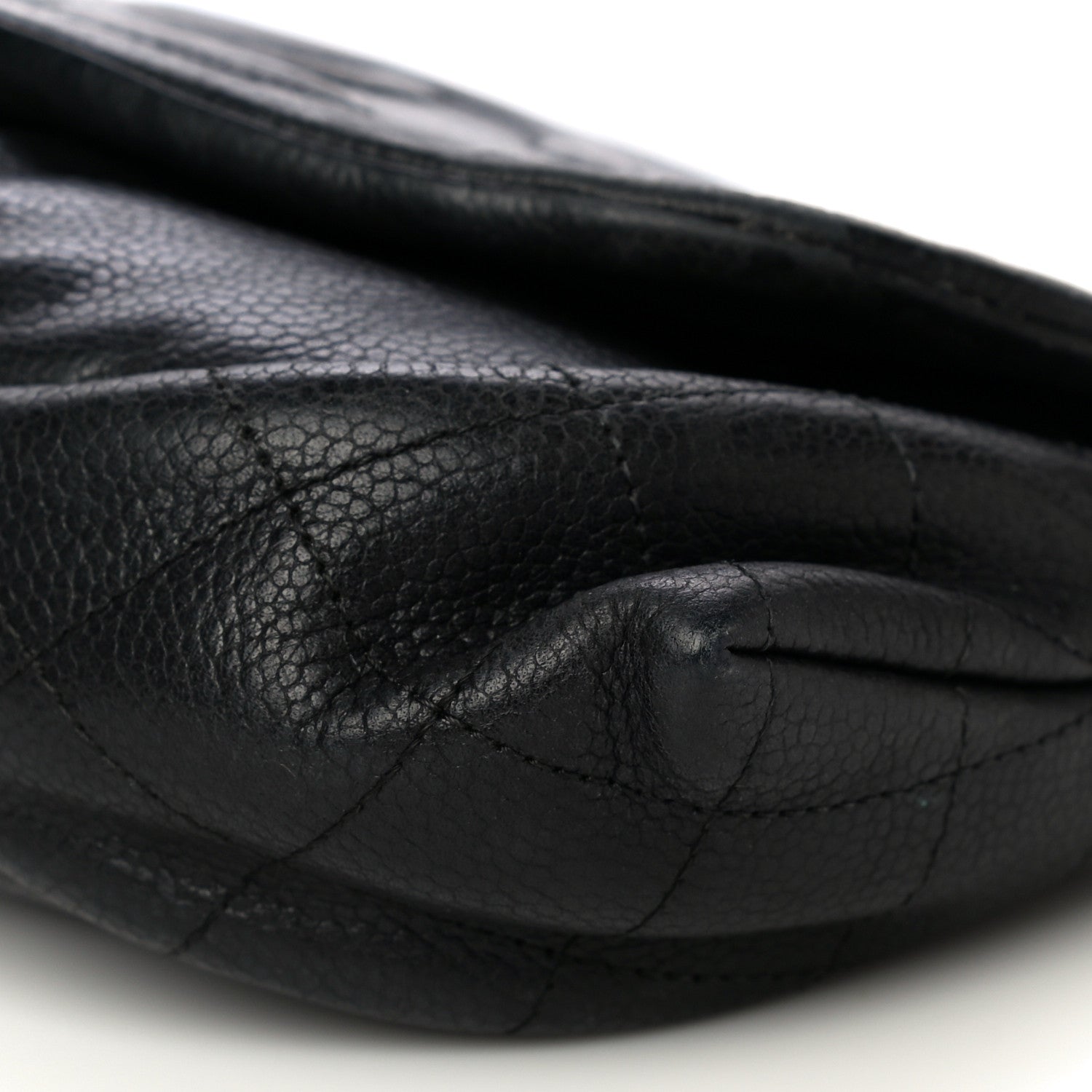 Chanel Caviar Half Moon Wallet On Chain WOC Black 11 of 23