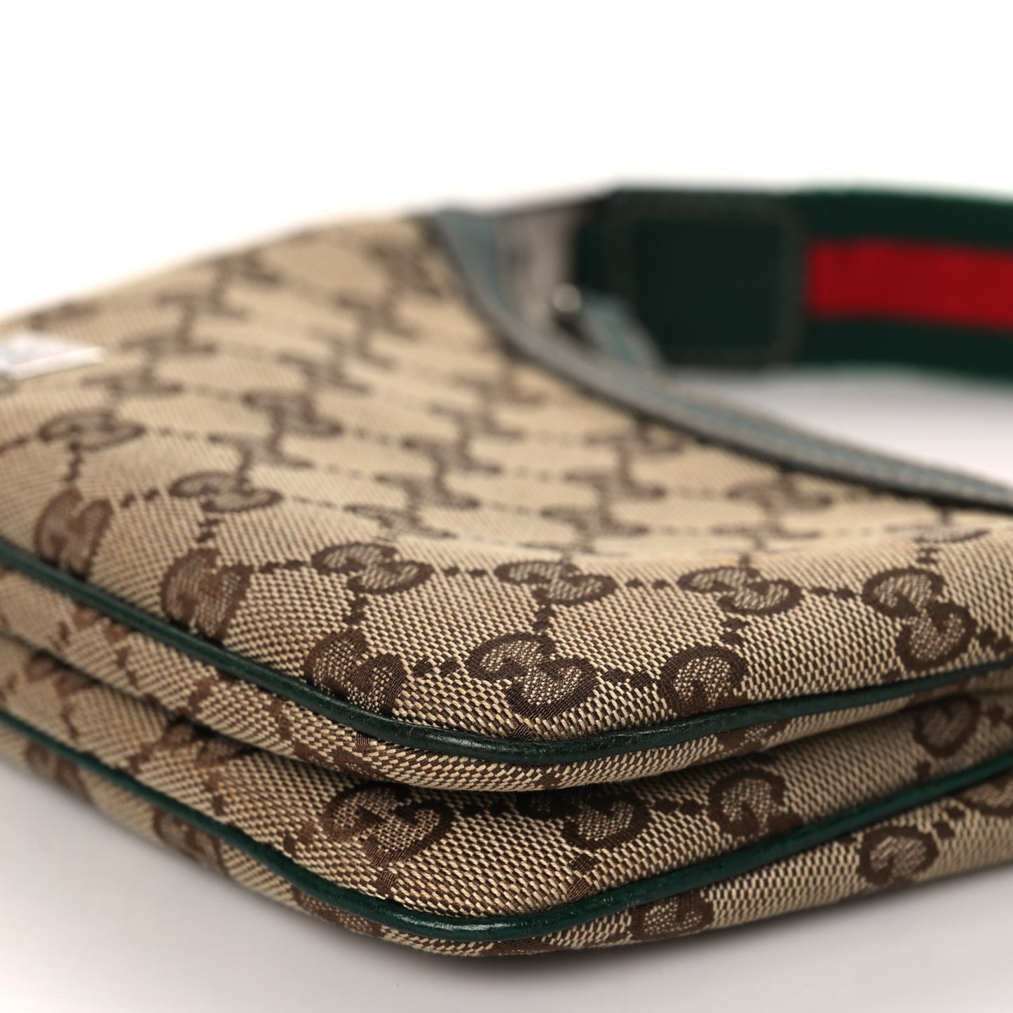 Monogram Web Mini Pop Hobo Green