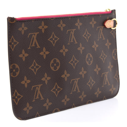 Louis Vuitton Monogram Neverfull MM GM Pochette Pivoine 2 of 4