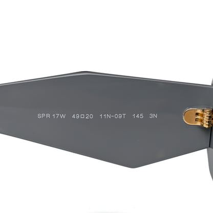 Prada Acetate Symbole Sunglasses SPR 17W Dark Grey 5 of 8