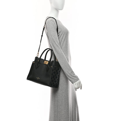 Louis Vuitton Calfskin Monogram Tufting On My Side Black 2 of 9