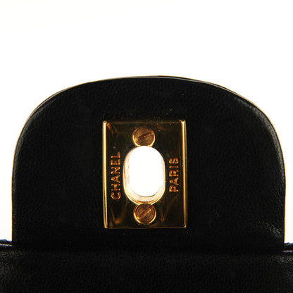 Chanel Lambskin Quilted Medium Double Flap Black 5 of 8