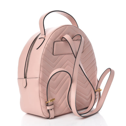 Gucci Calfskin Matelasse GG Marmont Dome Backpack Perfect Pink 3 of 10